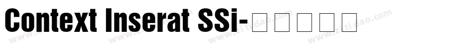 Context Inserat SSi字体转换